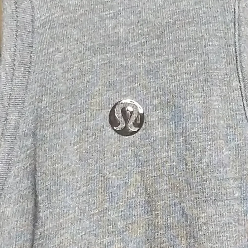 Lululemon Racerback Tank Gray Sleeveless Size S (approximate - missing size)